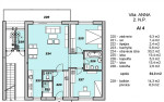 Nový skol. 3-izb.byt A4, 84 m2  balkón, Šidlovec – fotka 3