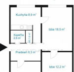 Ponúkame na predaj 3 izbový byt v Dúbravke na Cabanovej ulici – fotka 3