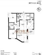 ARTHUR - 3i byt v novostavbe 119,50m2 - SKOLAUDOVANÉ!!! – fotka 2
