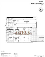 ARTHUR - 3i byt v novostavbe 138,42m2 - SKOLAUDOVANÉ!!! – fotka 2